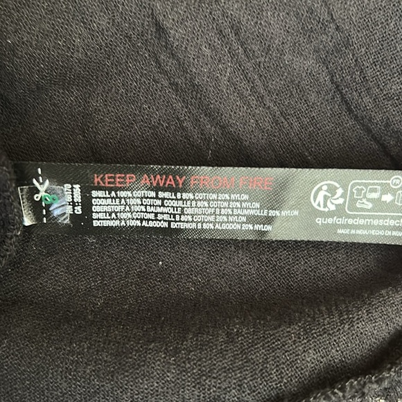 NWOT Free People Bring The Romance Black Lace Ruffle Babydoll Midi Dress size XS - Picture 12 of 12